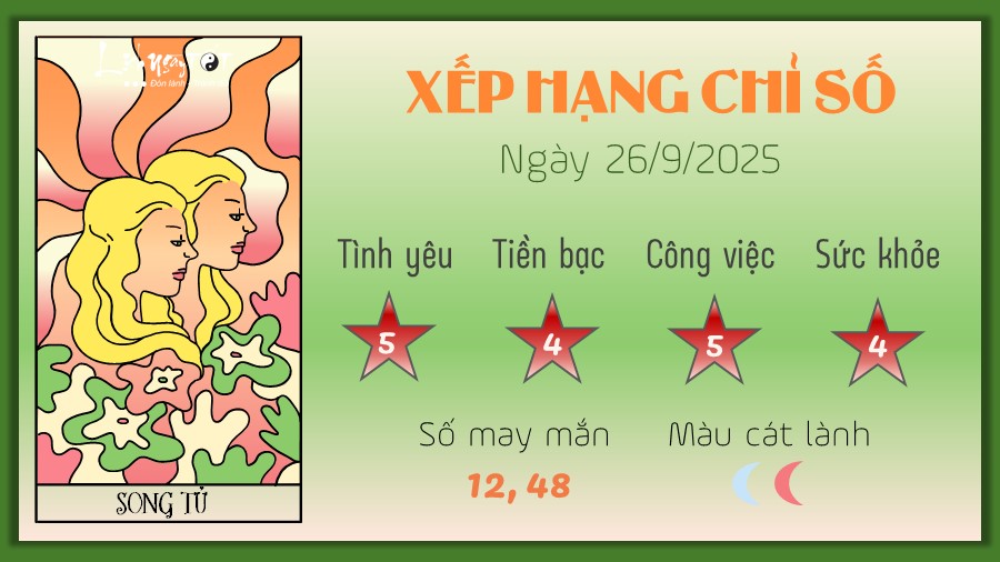 3 Tu vi hang ngay 26-9-2025 - Song Tu