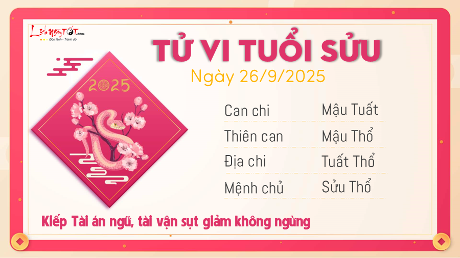 Tu vi hang ngay 26092025 - Suu