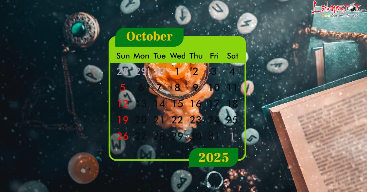 ngày may mắn tháng 10/2025 theo thần số học ngay may man thang 10/2025 theo than so hoc