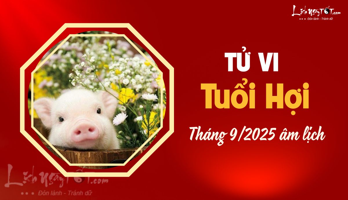 Tử vi tháng 9/2025 tuổi Hợi âm lịch Tu vi thang 9/2025 tuoi Hoi am lich