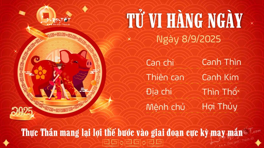 Tu vi hang ngay 8/9/2025 cua 12 con giap - Hoi