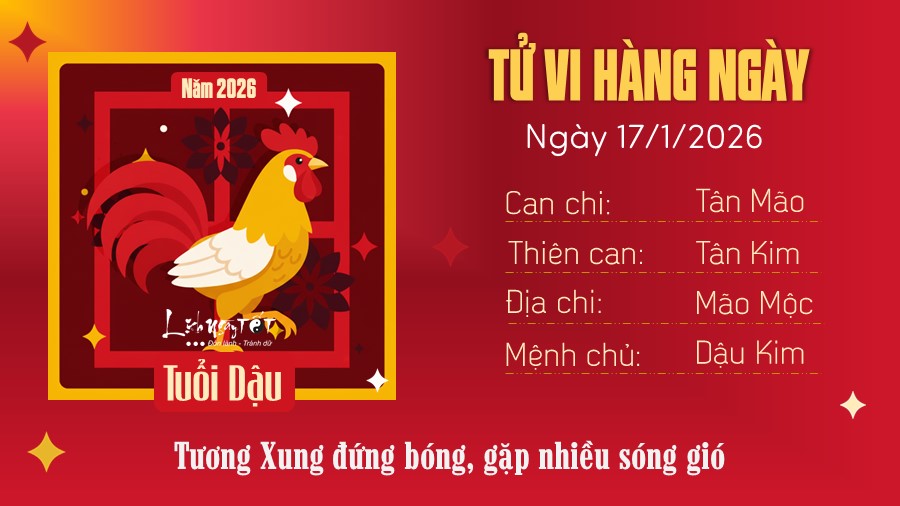 10 Tu vi hang ngay 17-1-2026 - Dau