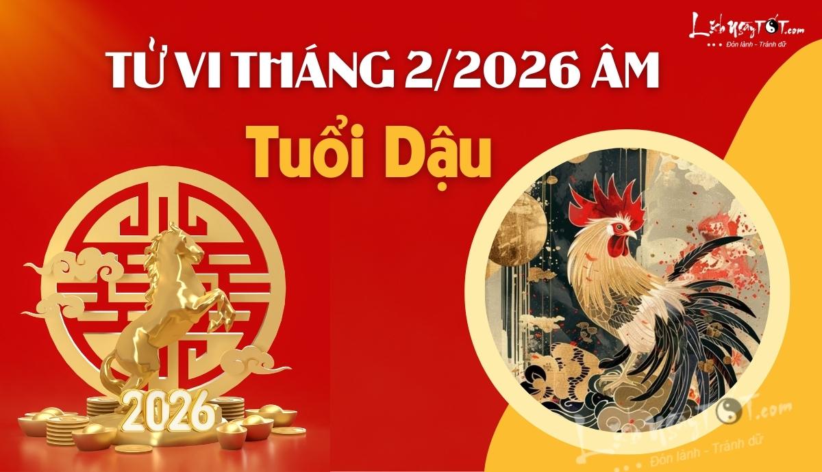 Tu vi thang 2/2026 tuoi Dau am lich