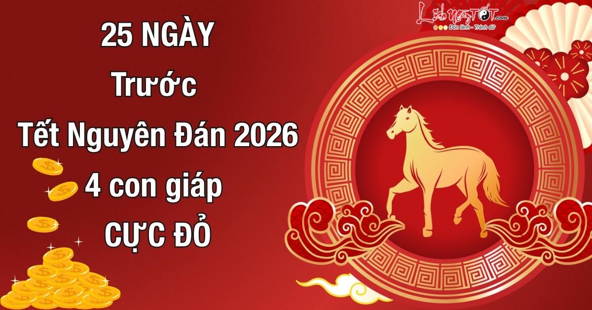 con giap cuc do trong 25 ngay truoc Tet 2026