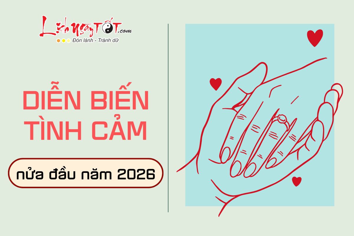 Tình duyên 6 tháng đầu năm 2026 Tinh duyen 6 thang dau nam 2026