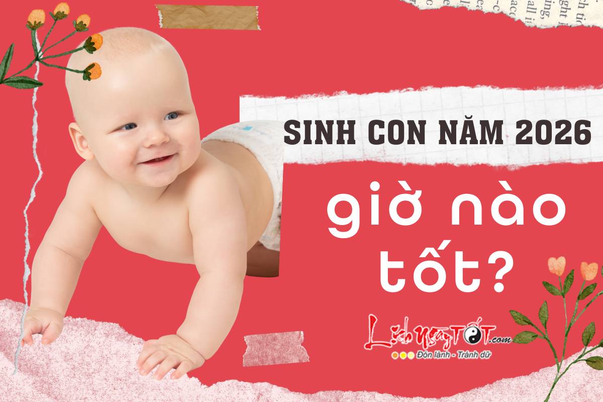 Chọn giờ đẹp sinh con trong năm 2026 Chon gio dep sinh con trong nam 2026