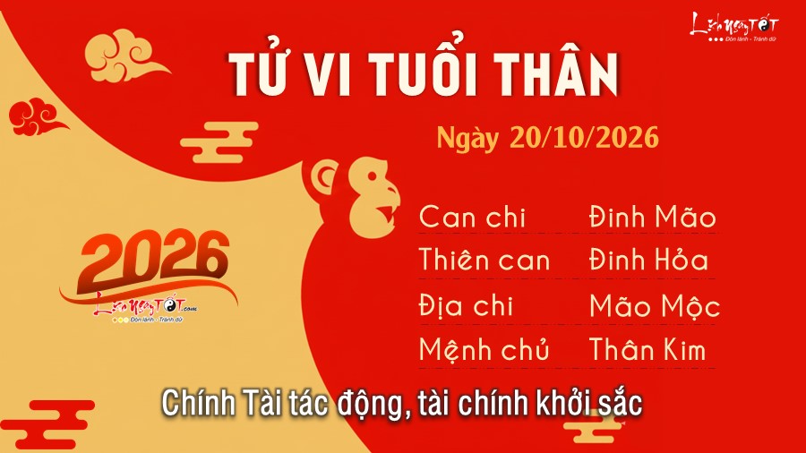 9 Tu vi hang ngay 20-10-2026 - Than