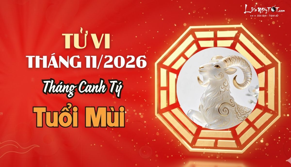 Tu vi thang 11/2026 tuoi Mui am lich