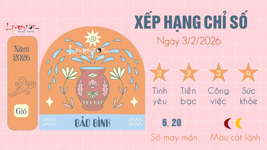 11 Tu vi hang ngay 3-2-2026 - Bao Binh