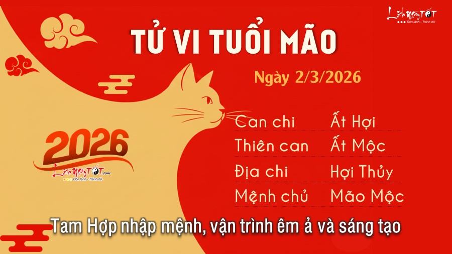 4 Tu vi hang ngay 2-3-2026 - Mao