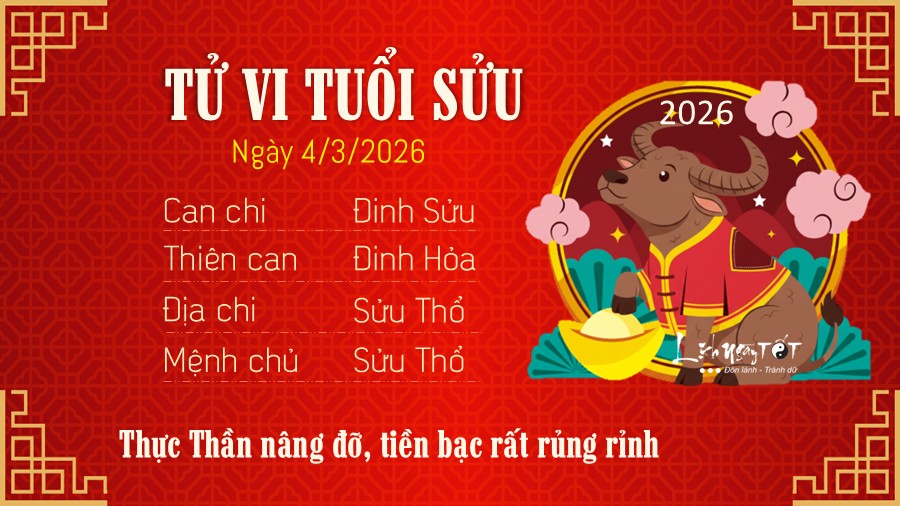 Tu vi hang ngay 4/3/2026 - Suu