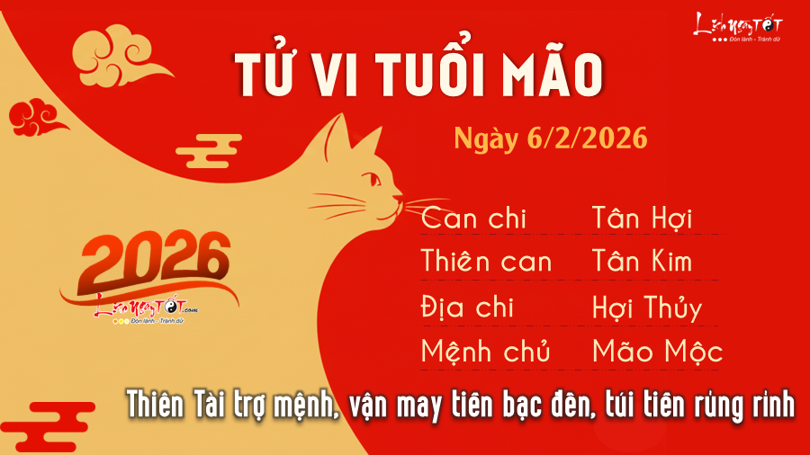 Tu vi hang ngay 622026 - Mao