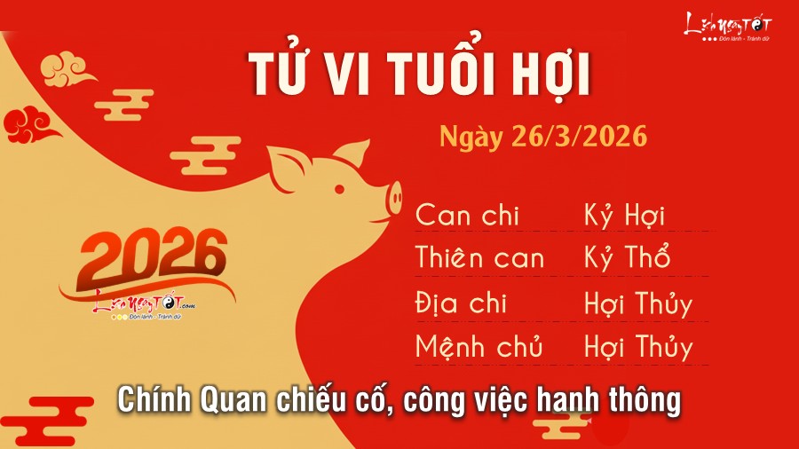 Tu vi hang ngay 26/3/2026 cua Hoi