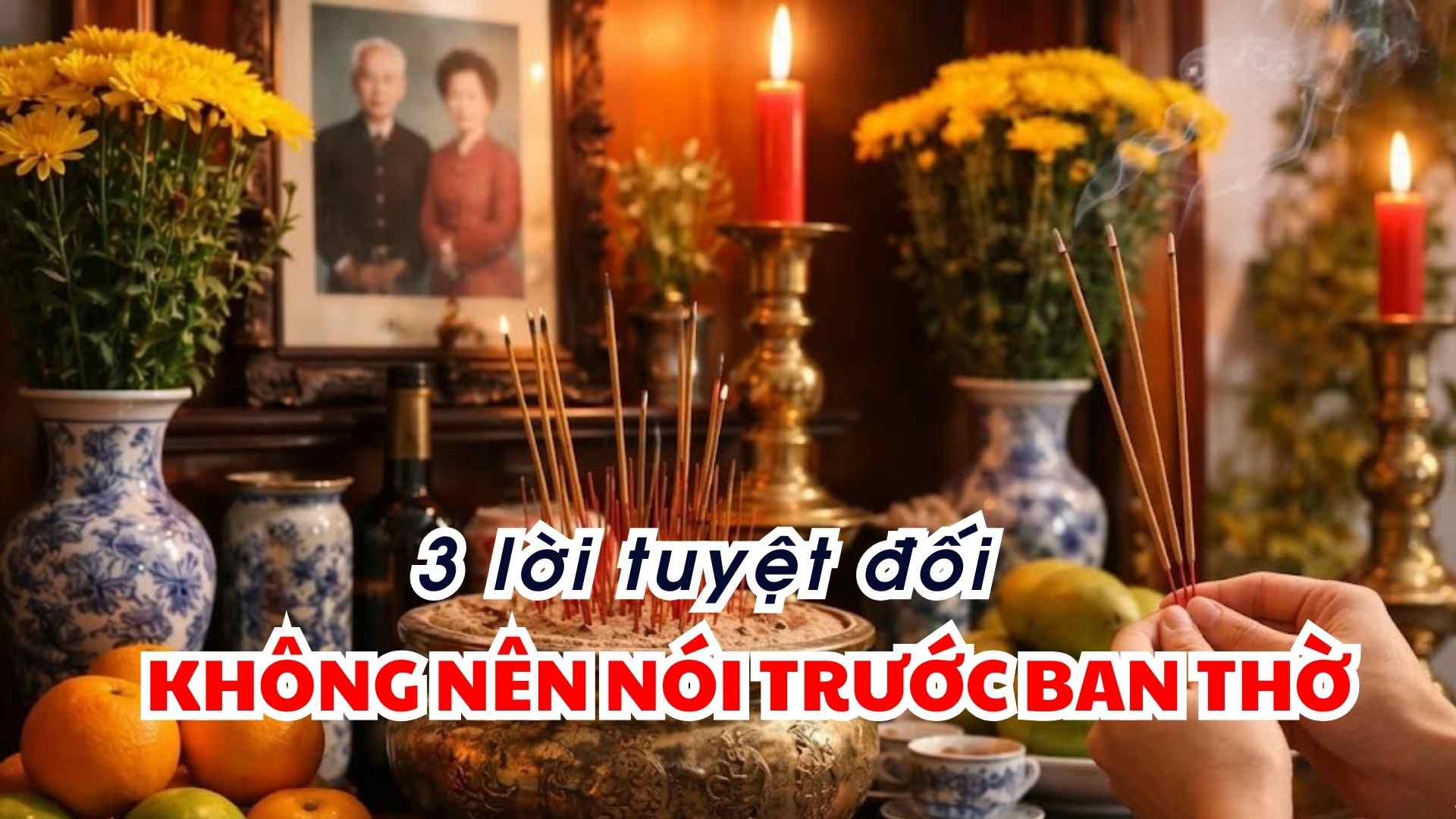 3 loi khong nen noi truoc ban tho