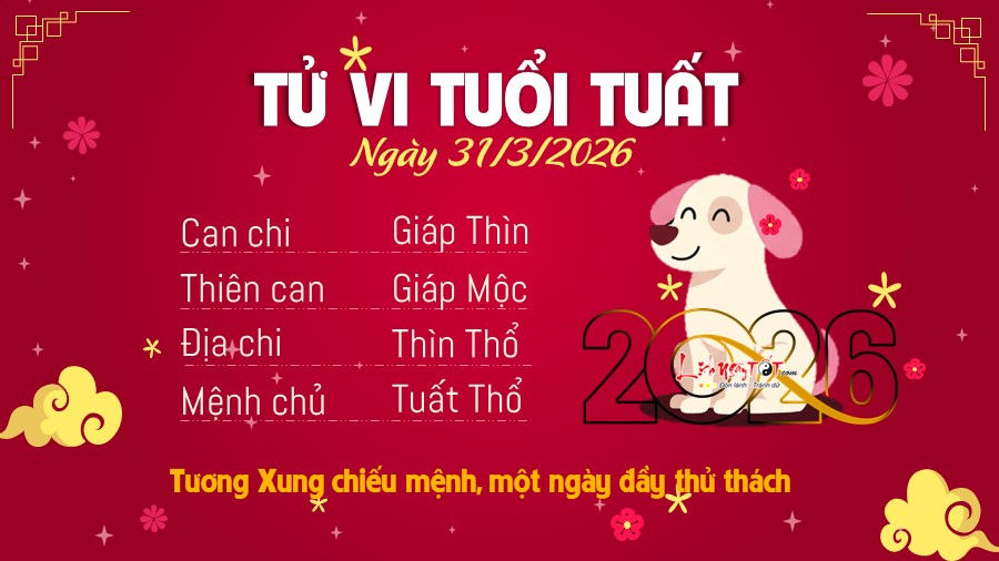 11 Tu vi hang ngay 31-3-2026 - Tuat