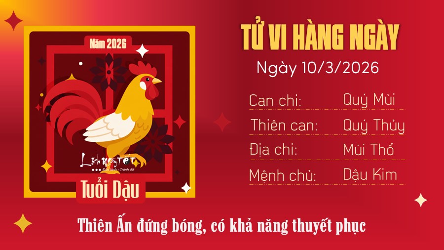 10 Tu vi hang ngay 10-3-2026 - Dau