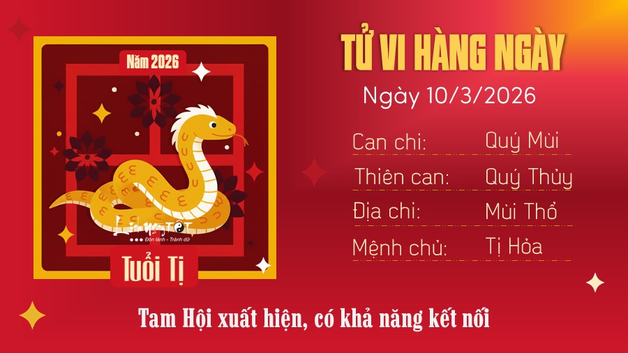 6 Tu vi hang ngay 10-3-2026 - Ti