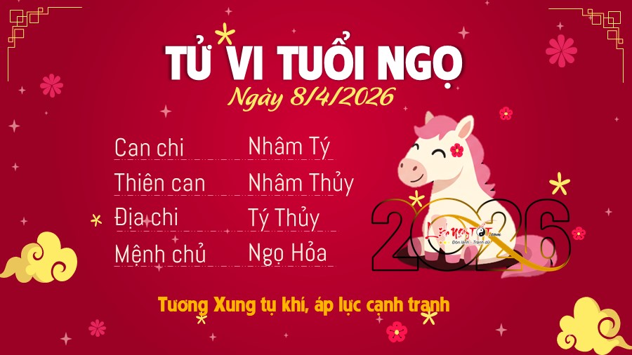 7 Tu vi hang ngay 8-4-2026 - Ngo