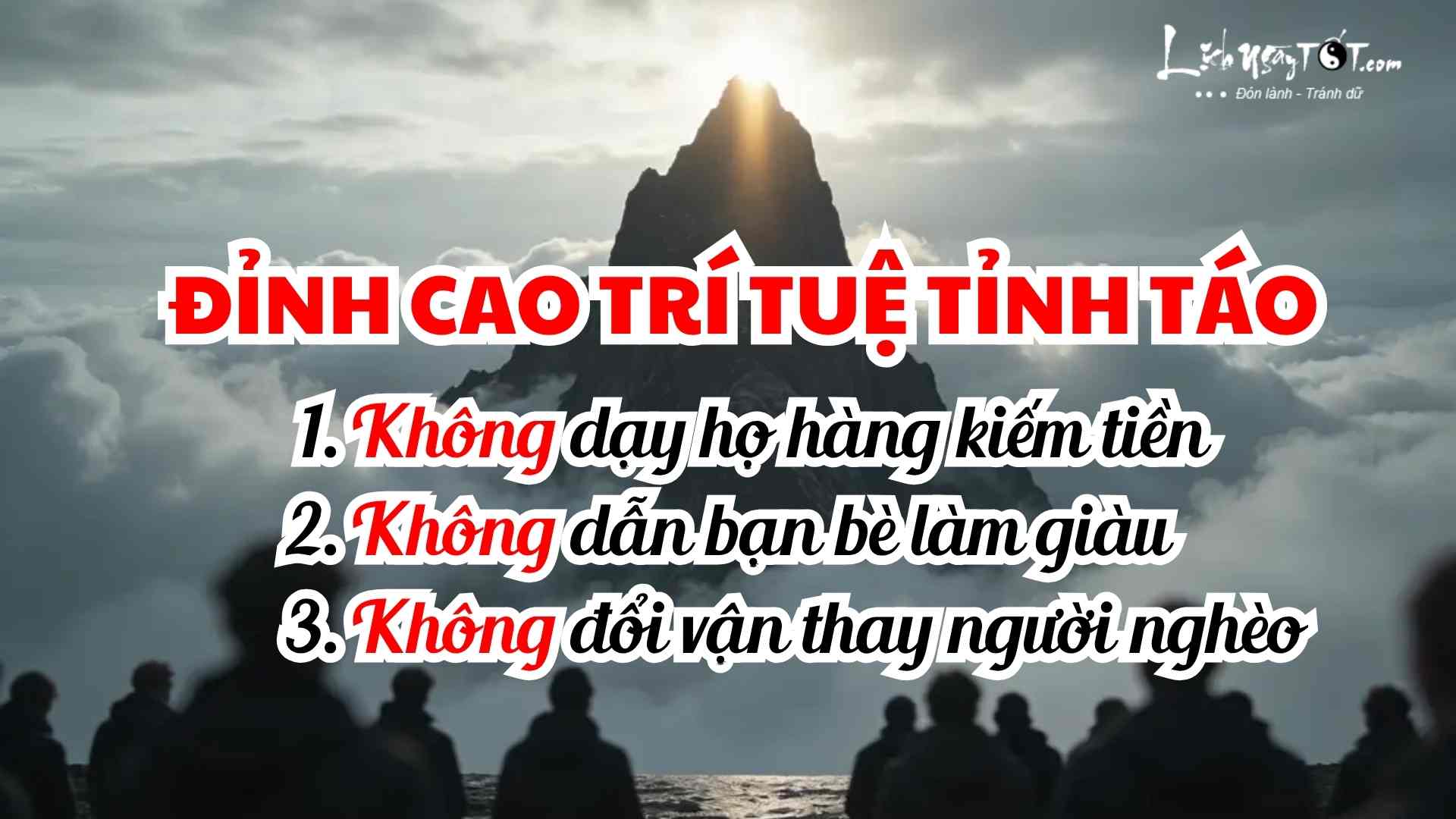 Dinh cao tri tue cua su tinh tao 1