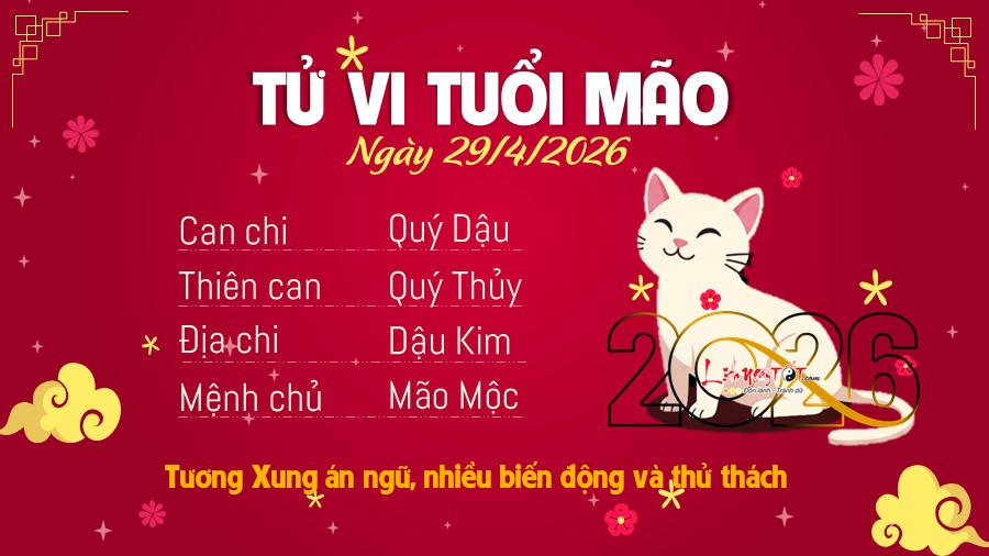 4 Tu vi hang ngay 29-4-2026 - Mao