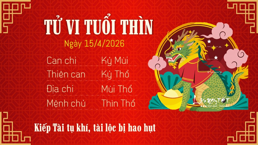 5 Tu vi hang ngay 15-4-2026 - Thin
