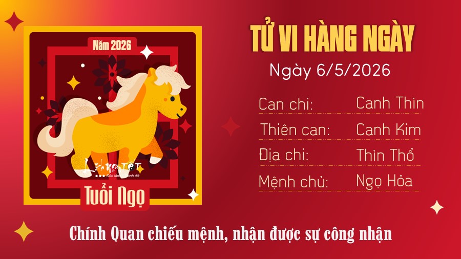 7 Tu vi hang ngay 6-5-2026 - Ngo