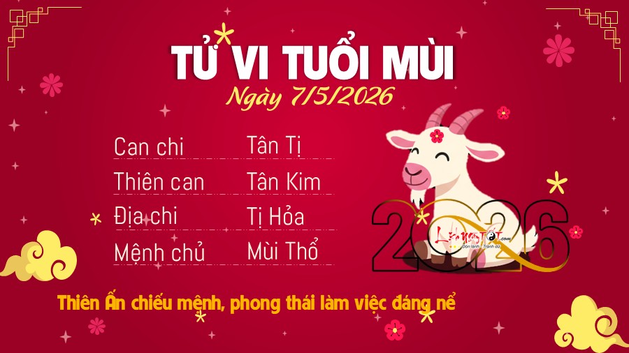 Tu vi hang ngay 7/5/2026 cua Mui