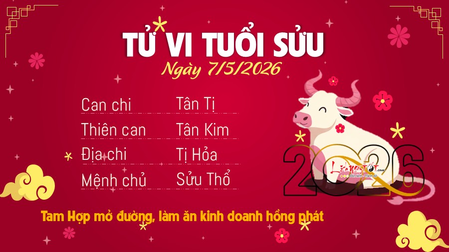 Tu vi hang ngay 7/5/2026 cua Suu