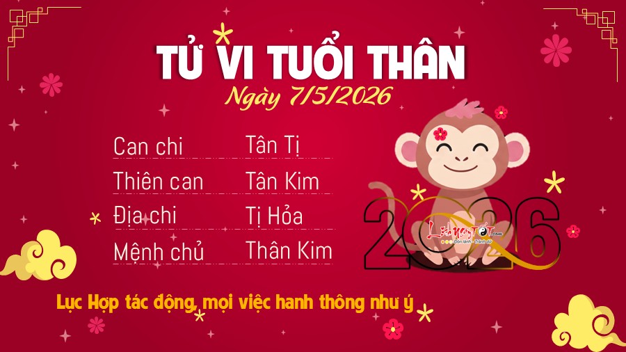 Tu vi hang ngay 7/5/2026 cua Than