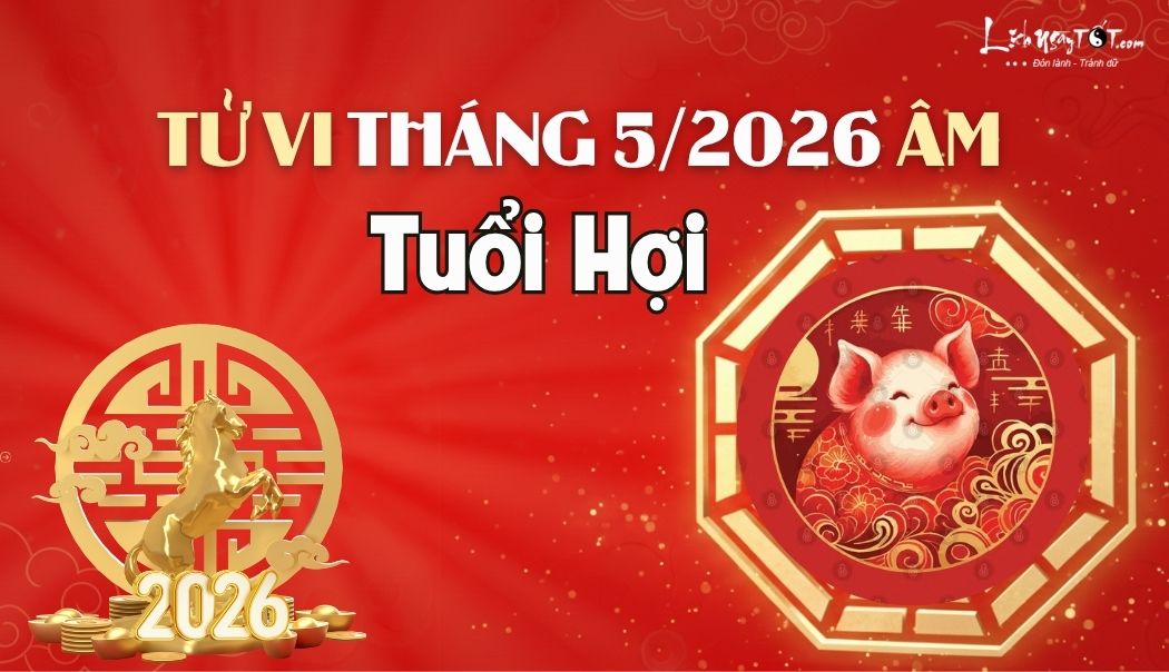 Tử vi tháng 5/2026 tuổi Hợi âm lịch Tu vi thang 5/2026 tuoi Hoi am lich
