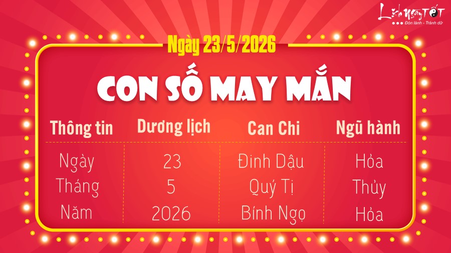Con so may man hom nay 23-5-2026