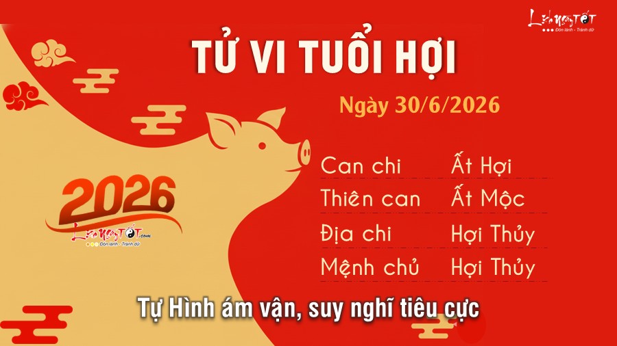 Tu vi hang ngay 30/6/2026 - Hoi