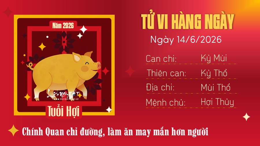 Tu vi hang ngay 14/6/2026 cua Hoi