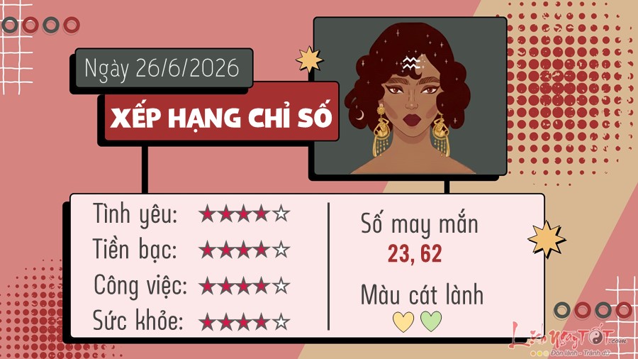 11 Tu vi hang ngay 26-6-2026 - Bao Binh