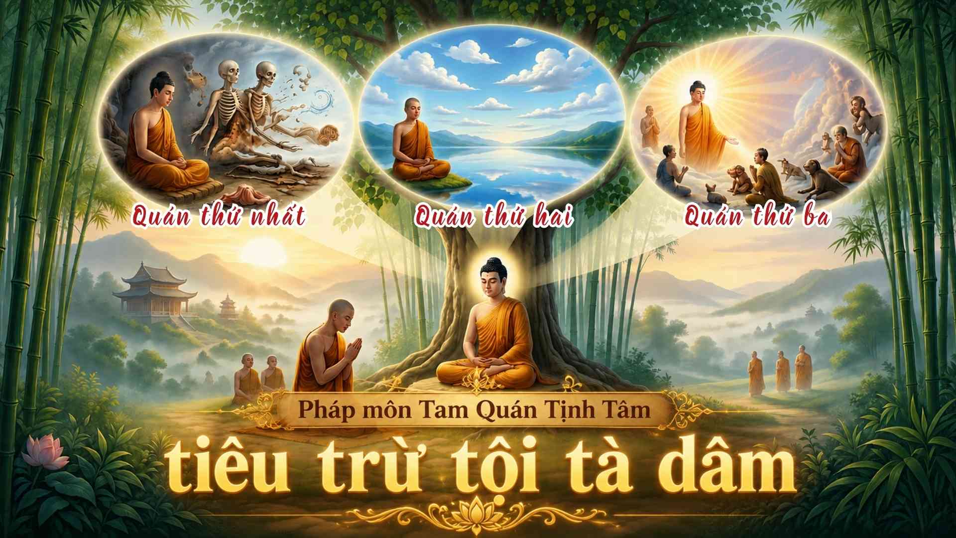 Cach tieu tru toi ta dam - Phap mon Tam quan tinh tam