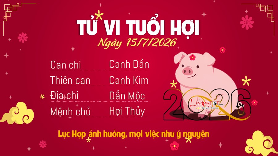 12 Tu vi hang ngay 15-7-2026 - Hoi