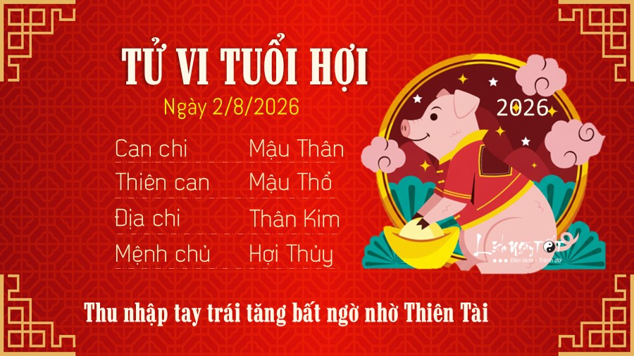 Tu vi hang ngay 2/8/2026 cua Hoi