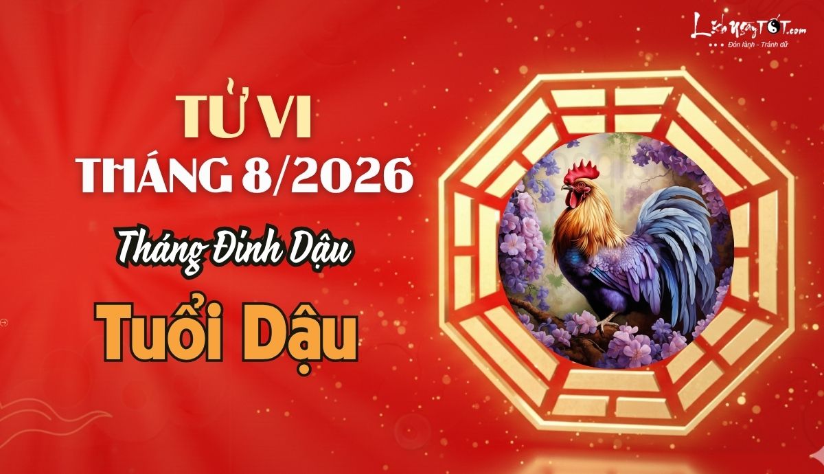 Tu vi thang 8/2026 tuoi Dau am lich