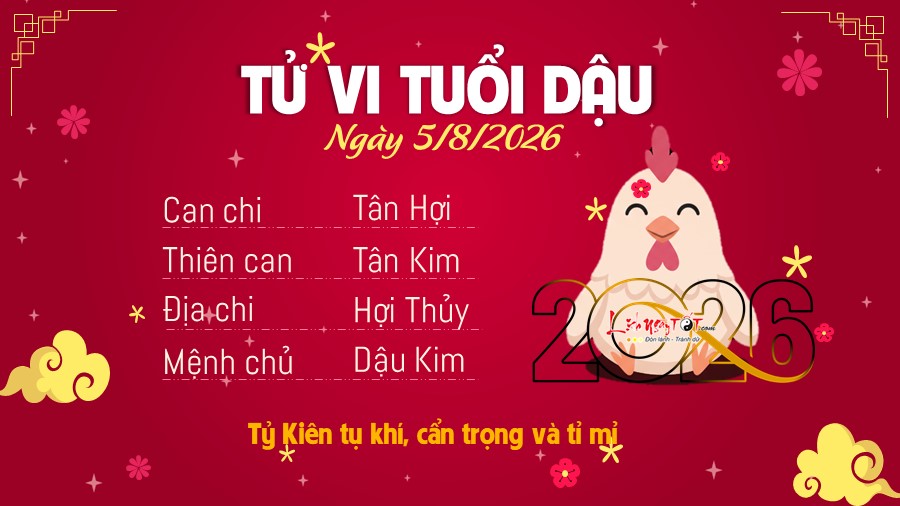 10 Tu vi hang ngay 5-8-2026 - Dau