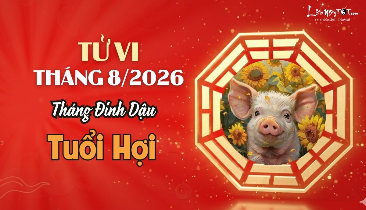 Tu vi thang 8/2026 tuoi Hoi am lich