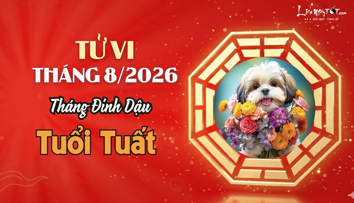 Tu vi thang 8/2026 tuoi Tuat am lich