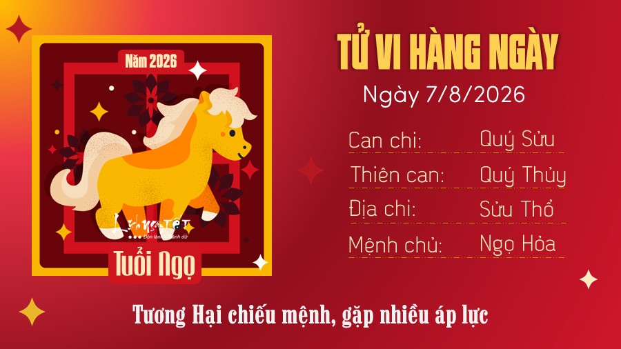7 Tu vi hang ngay 7-8-2026 - Ngo