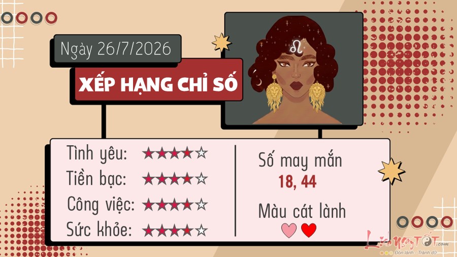 tu vi hang ngay 26 7 2026 - su tu