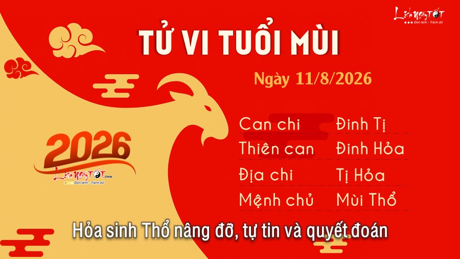 8 Tu vi hang ngay 11-8-2026 - Mui