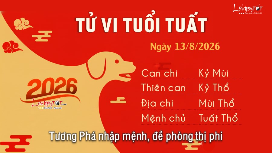 11 Tu vi hang ngay 13-8-2026 - Tuat