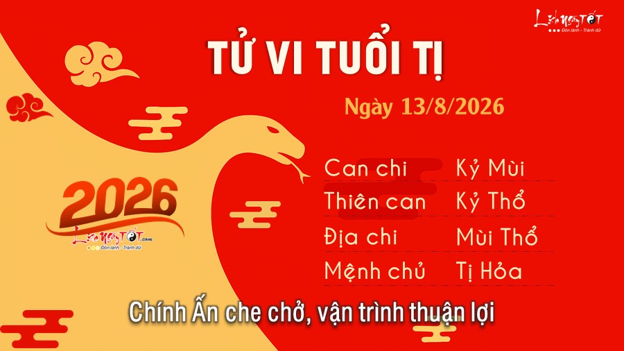 6 Tu vi hang ngay 13-8-2026 - Ti
