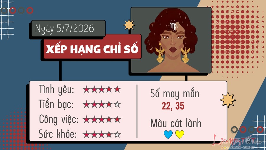 tu vi hang ngay 5 7 2026 - Xu Nu