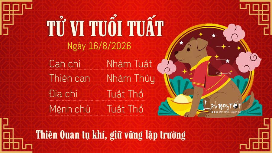 11 Tu vi hang ngay 16-8-2026 - Tuat