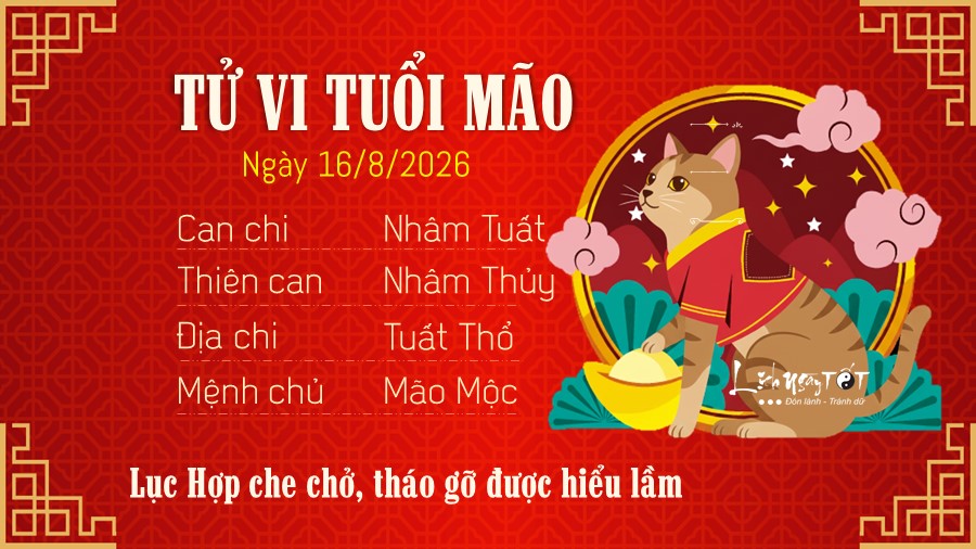 4 Tu vi hang ngay 16-8-2026 - Mao
