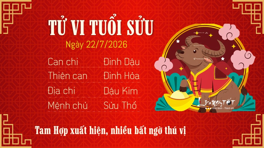 2 Tu vi hang ngay 22-7-2026 - Suu